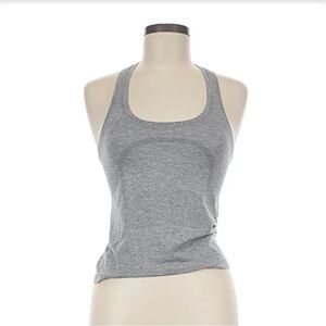 lululemon athletica Gray Racerback Tank Top